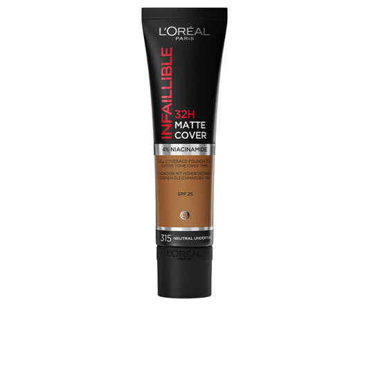 Liquid Make Up Base L'Oreal Make Up Infalible 32H Matte Cover Nº 315 neutral undertone Spf 25