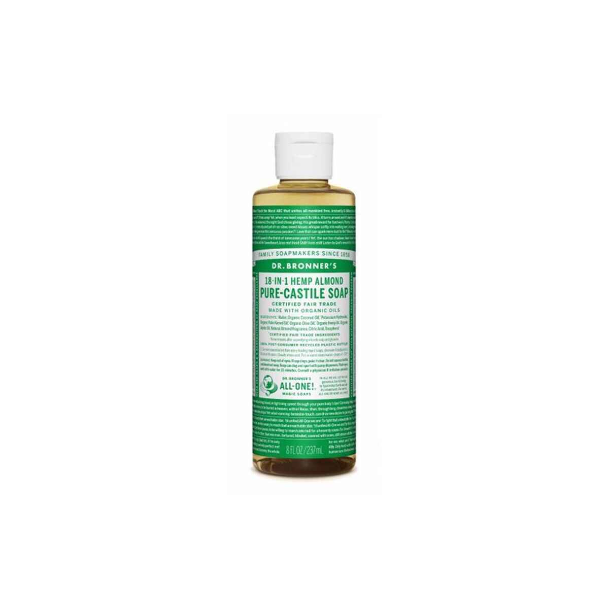 Liquid Soap Dr Bronner's 240 ml Almonds Dr Bronners