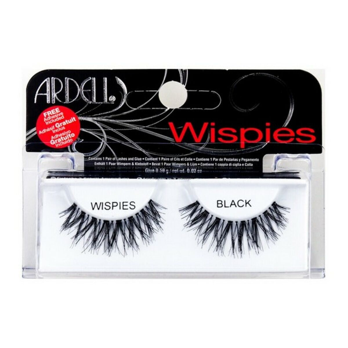 False Eyelashes Wispies Ardell 61772 Black (2 Units)