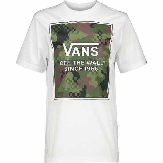 Men’s Short Sleeve T-Shirt Vans Camo Check White Vans