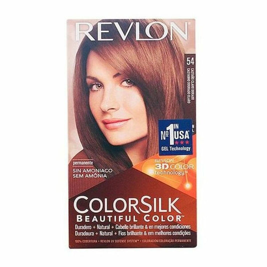 Farve uden ammoniak Revlon 309978695547 Lys gyldenbrun (3 enheder)