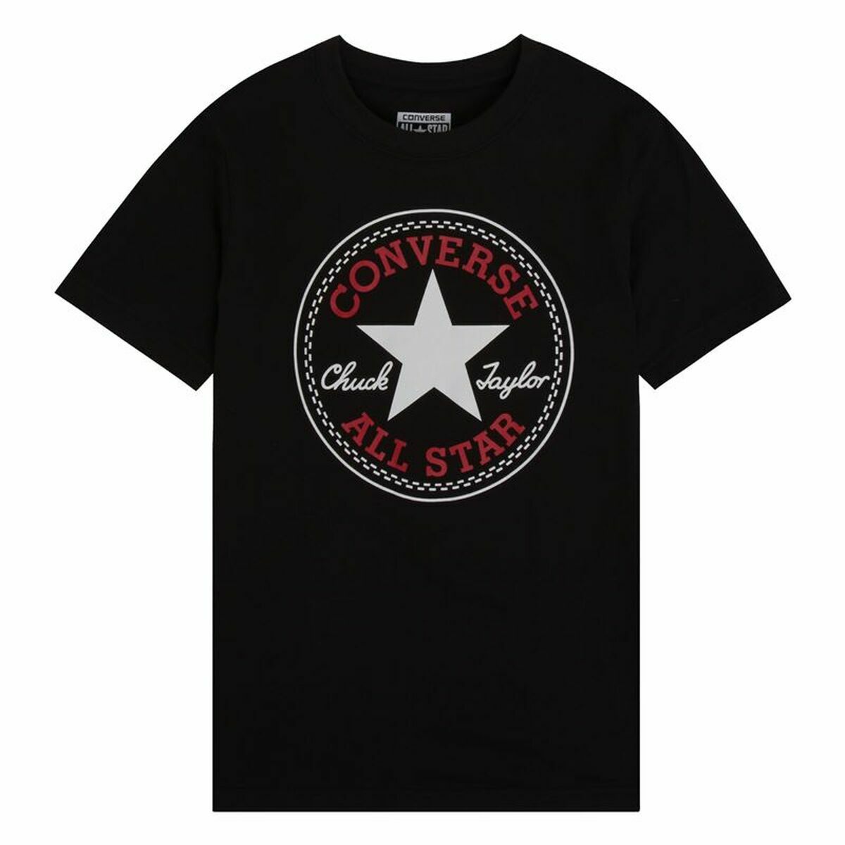 Short Sleeve T-Shirt Converse Chuck Taylor All Star Core Black Converse