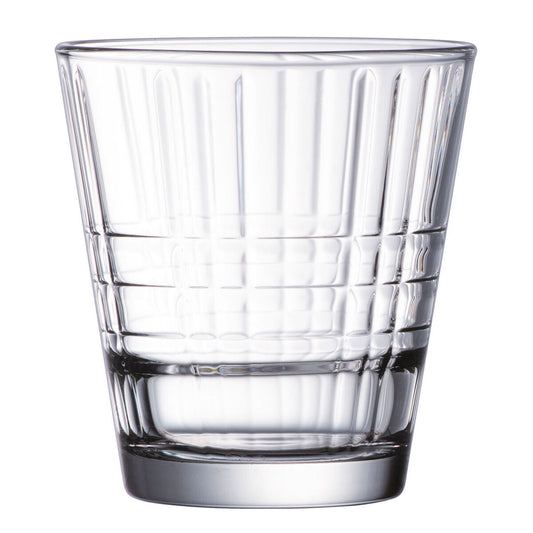 Set of glasses Arcoroc Stack'up Cross Transparent Glass 260 ml 6 Units Arcoroc