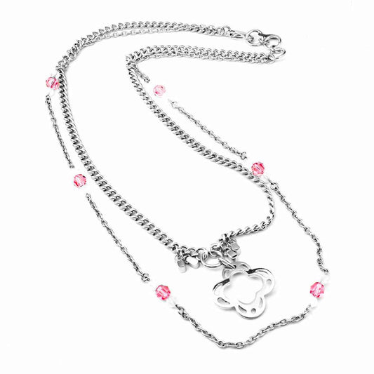 Ladies' Necklace Folli Follie 3N9F226PW 45 cm Folli Follie