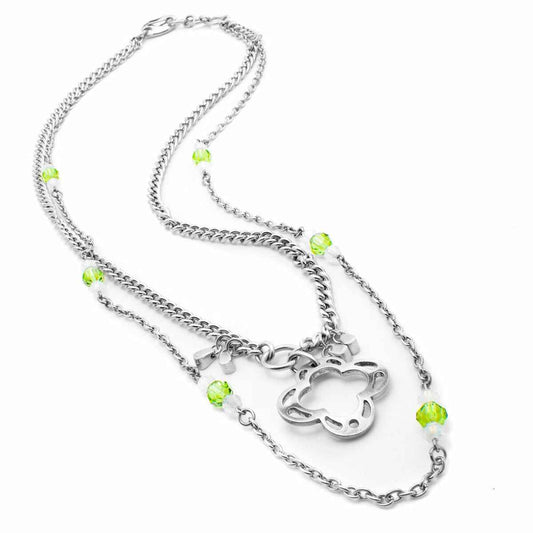 Ladies' Necklace Folli Follie 3N9F226EW 60 cm Folli Follie