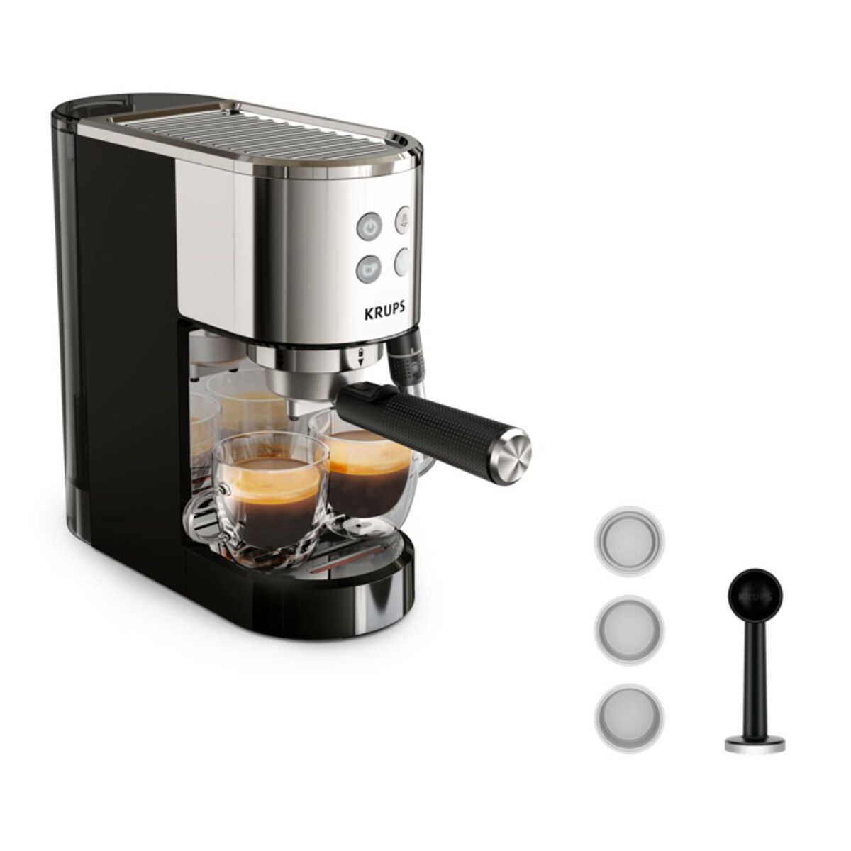 Express Manual Kaffemaskine Krups XP440C 1350 W Stål