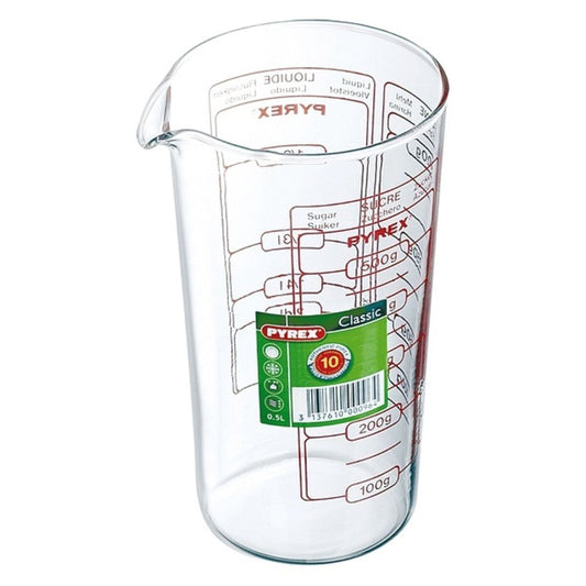 Glas Pyrex Classic Vidrio gennemsigtigt glas (0,5 L)