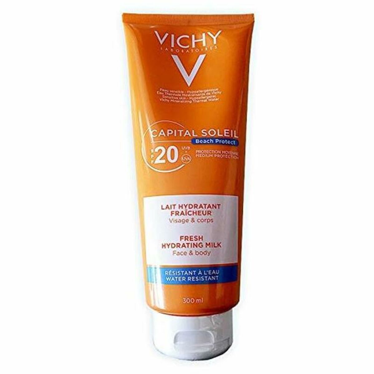 Sun Block Capital Soleil Fresh Hydrating Milk Vichy SPF 20 (300 ml)