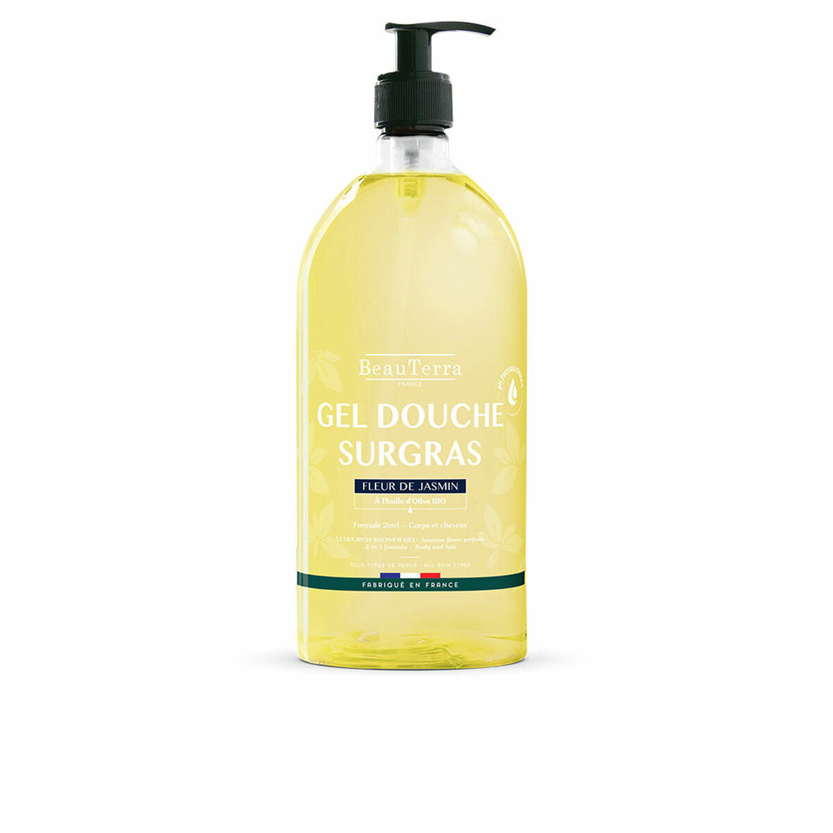 Shower Gel Beauterra Fleur de Jasmin 1 L