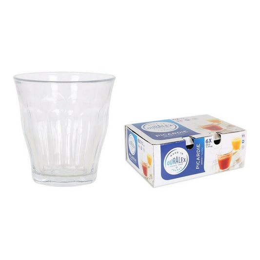 Sæt glas Duralex 1026AB06/6 Transparent Crystal 200 ml (6 enheder)