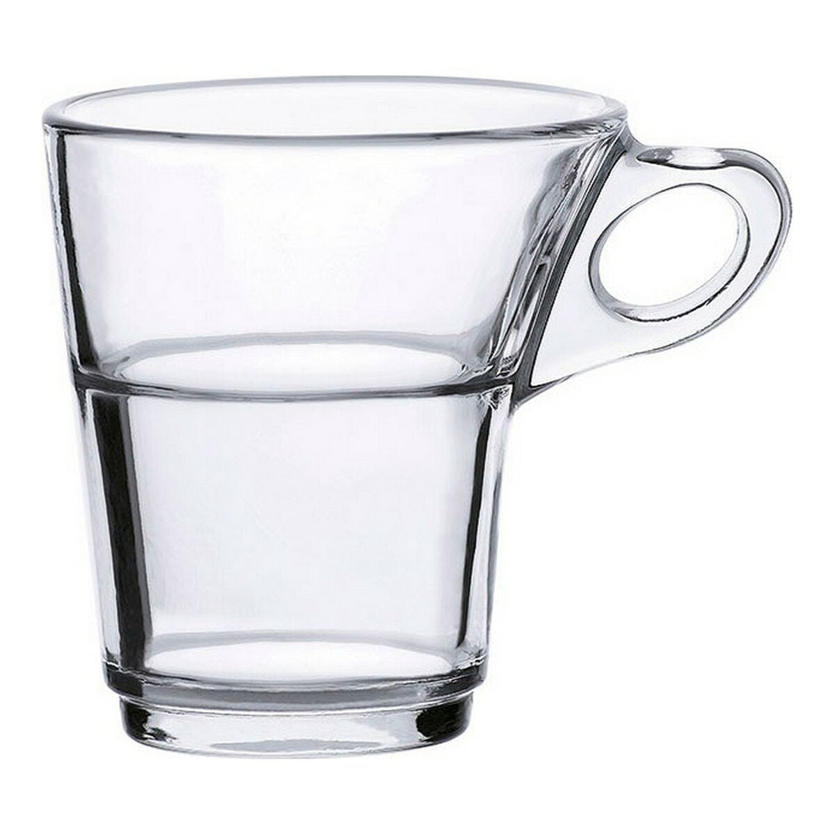 6 stykke kaffekopsæt Duralex Caprice Transparent Crystal 90 ml 900 ml 6 stykker (6 enheder)