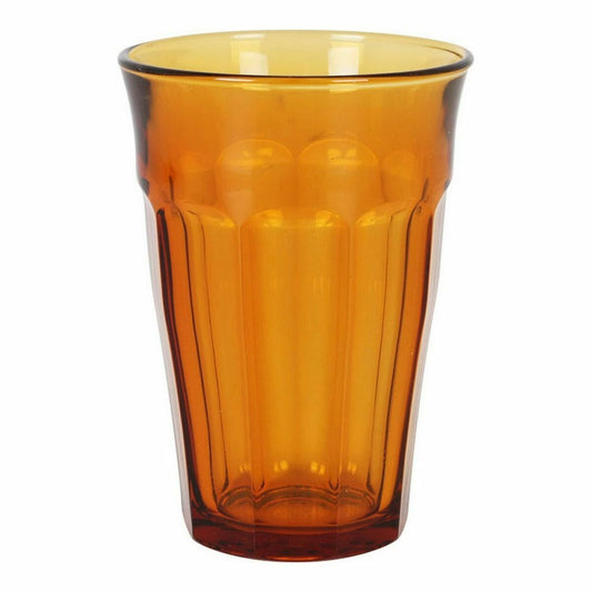 Sæt glas Duralex Picardie Amber 360 ml (4 enheder) (4 stk)