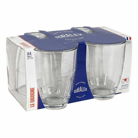 Sæt glas Duralex Gigogne 360 ​​ml (4 enheder)