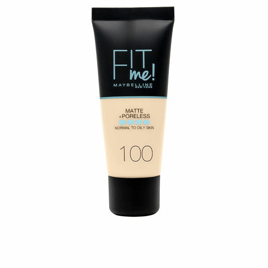 Liquid Make Up Base Maybelline Fit Me! Nº 100 Warm ivory 30 ml