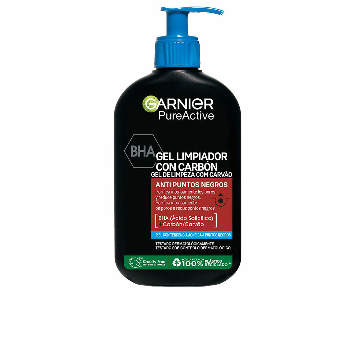 Facial Cleansing Gel Garnier Pure Active Charcoal 250 ml Garnier