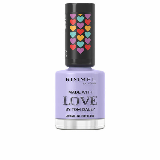 nail polish Rimmel London Made With Love by Tom Daley Nº 050 Knit one purple one 8 ml