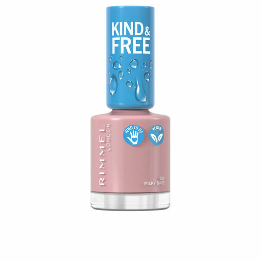 nail polish Rimmel London Kind & Free 154-milky bare (8 ml)