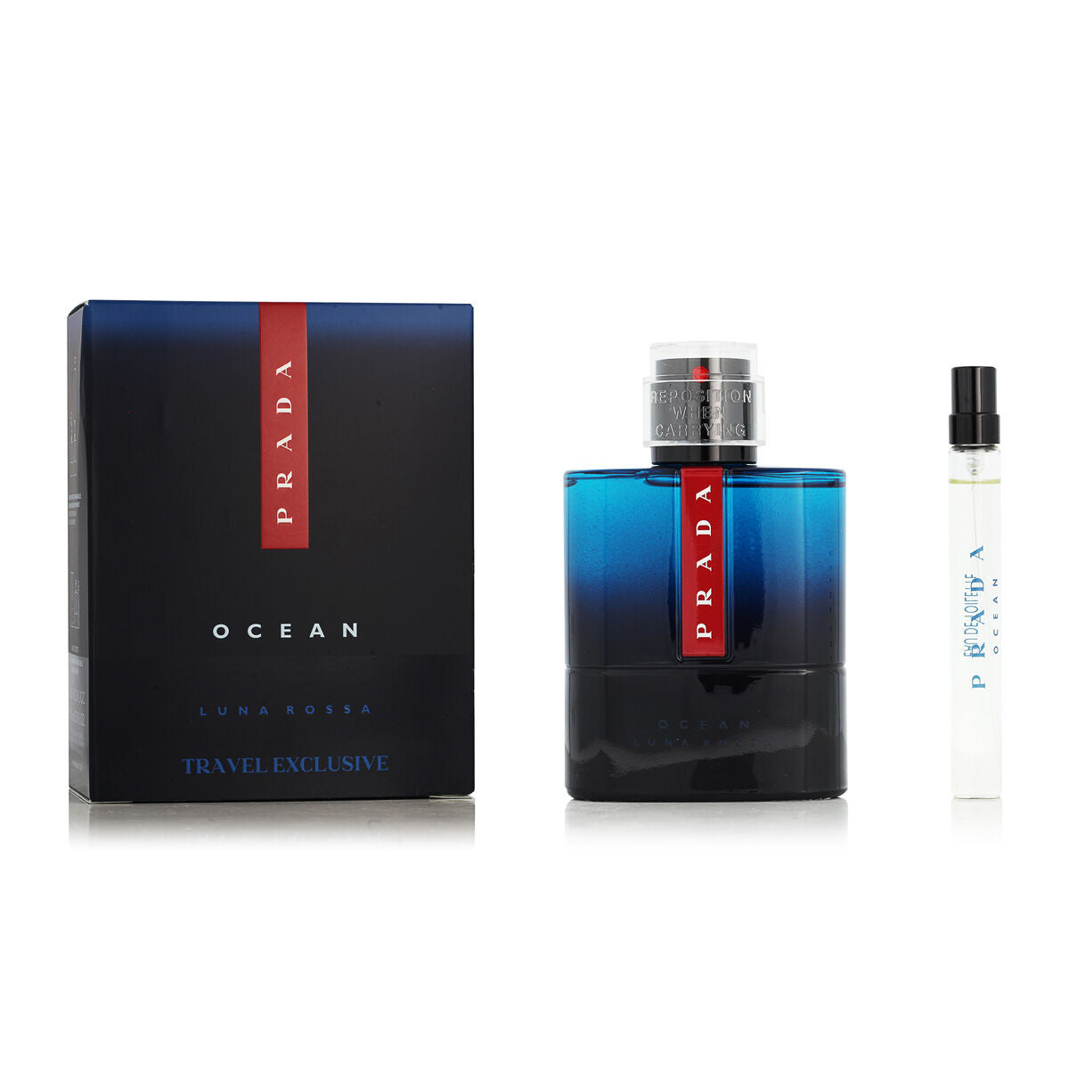 Women's Perfume Set Prada Luna Rossa Ocean EDT 2 Pieces - Cosmetic and Perfume Sets - Prada - Default Title