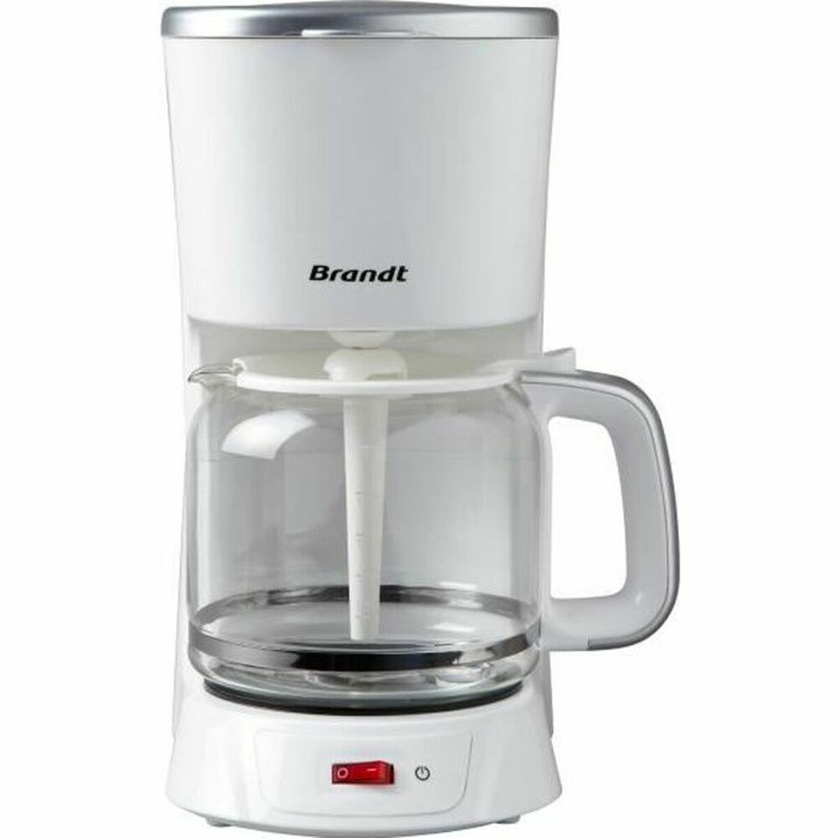 Dryp kaffemaskine Brandt CAF1318S Hvid 1000 W 1100 W