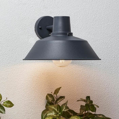 Wall Light Brilliant Black Anthracite Metal 60 W E27 Brilliant