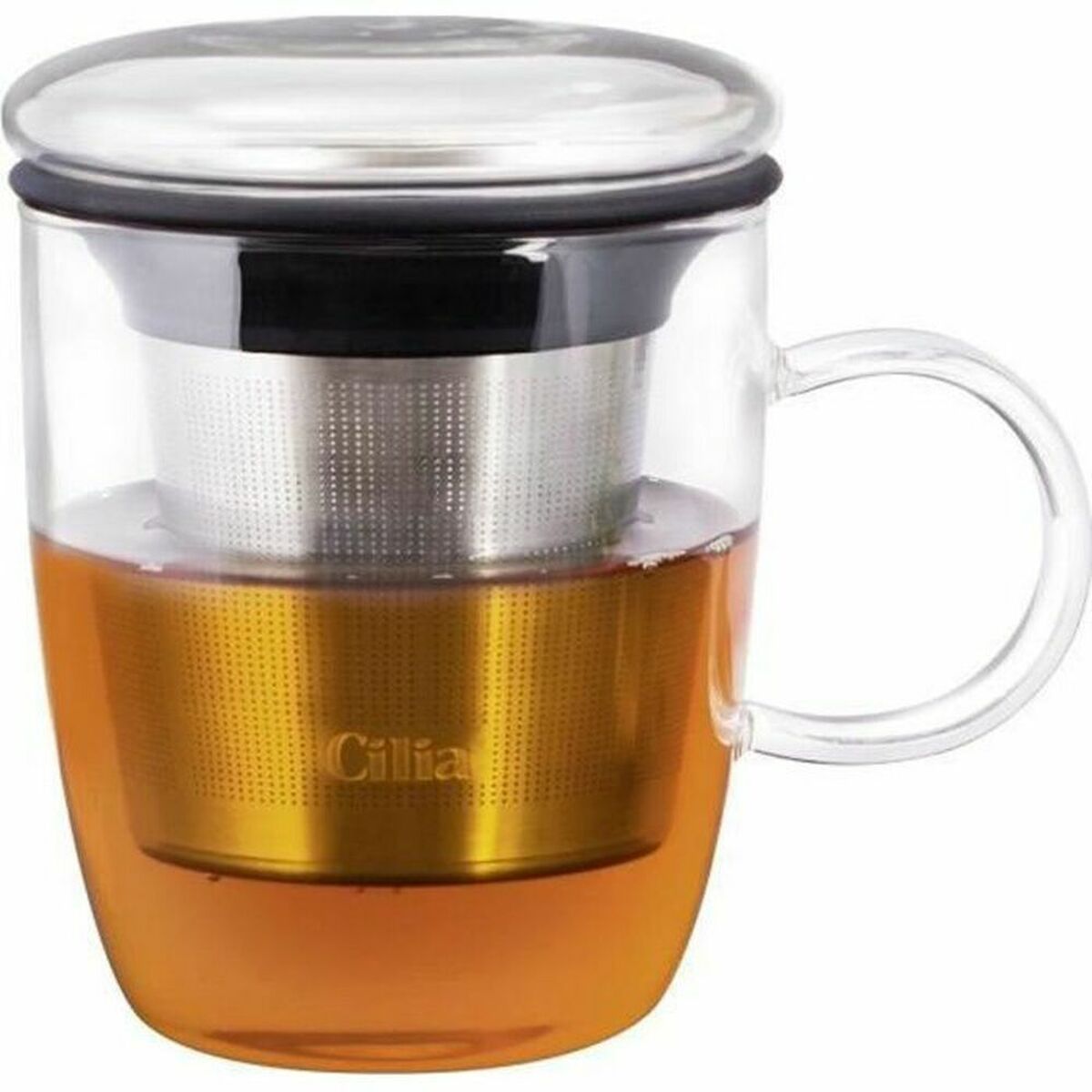 Kop med tefilter Melitta Cilia Transparent Rustfrit stål 400 ml