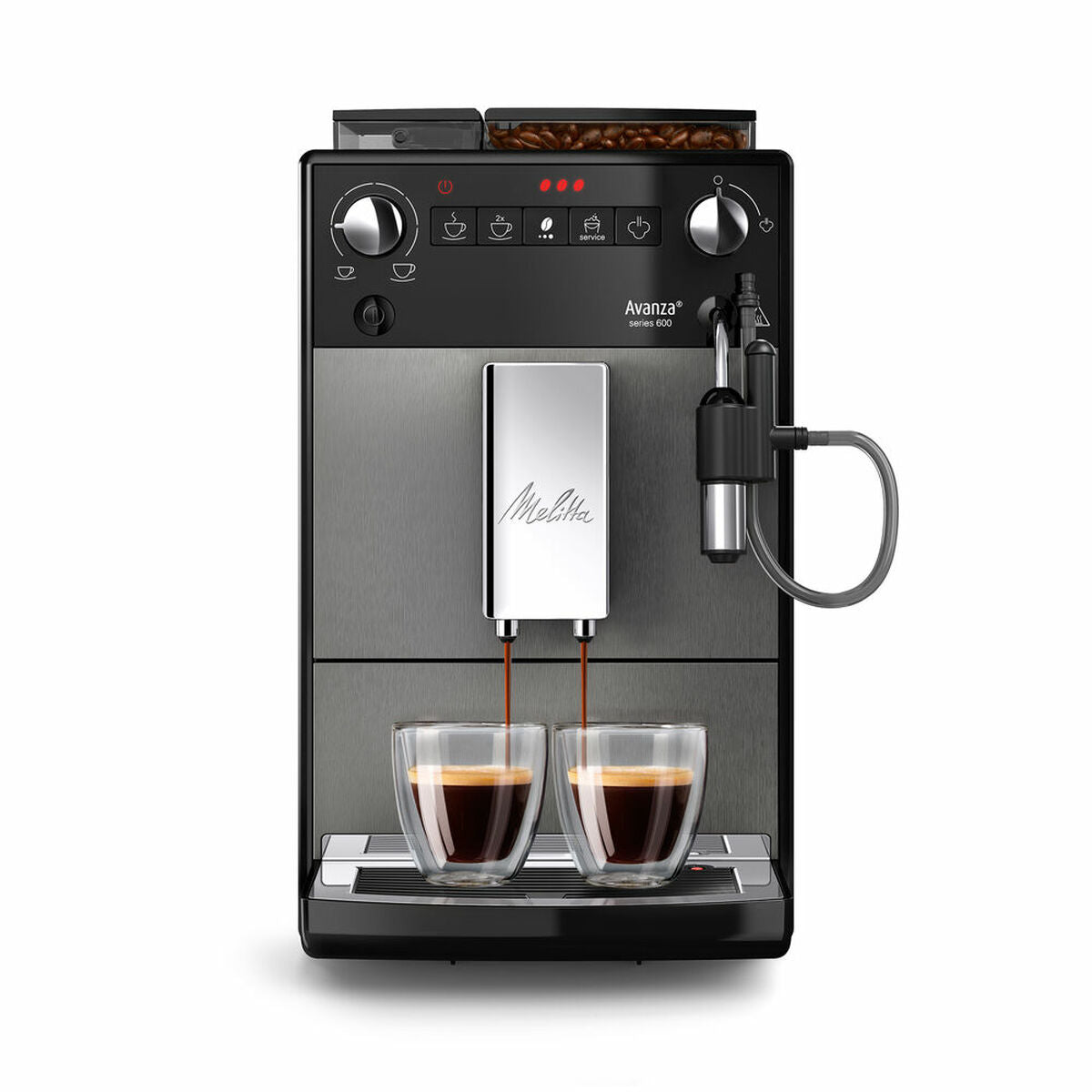 Superautomatisk kaffemaskine Melitta Avanza F270-100 Titanium 1450 W 15 bar 1,5 L