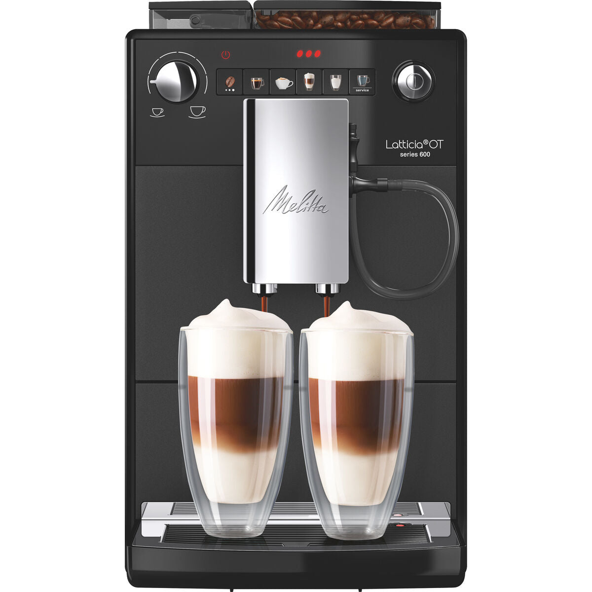 Superautomatisk kaffemaskine Melitta F300-103 Sort Sølv 1450 W 1,5 L 250 g 15 bar