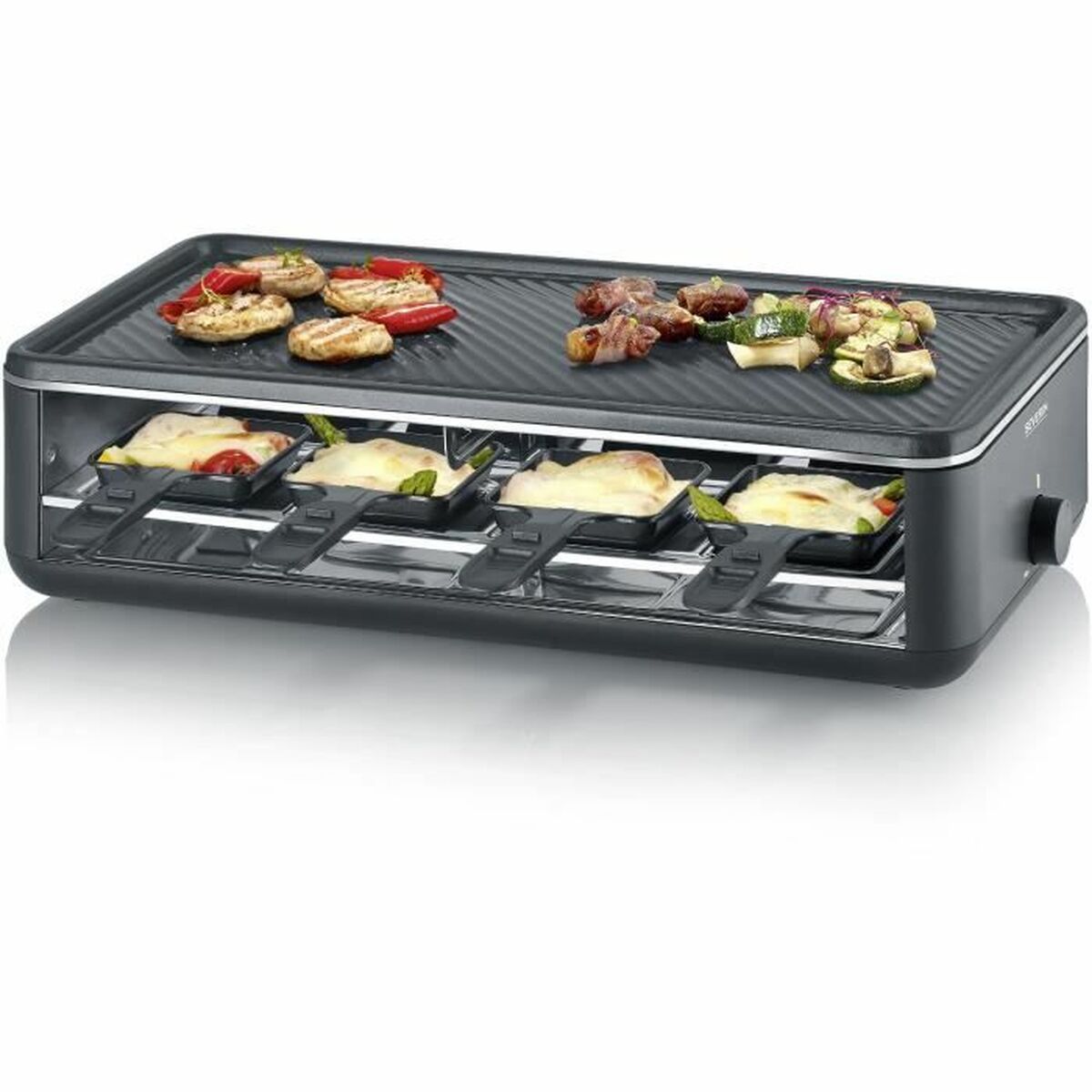 Grillkogeplade Severin RG2365 Sort 48 x 24 cm