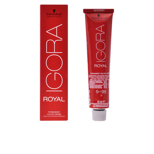 Permanent Dye Igora Royal Schwarzkopf 4045787200645 9-98 Nº 9.98 60 ml (60 ml) Schwarzkopf