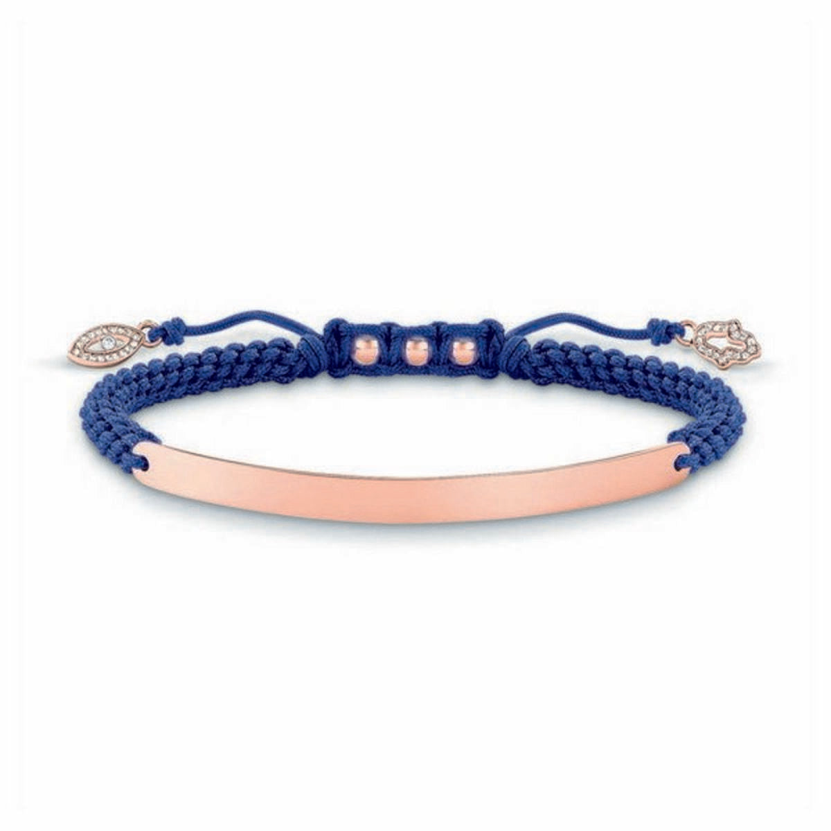 Damearmbånd Thomas Sabo LBA0068-898-1 Blå Rose guld Sølv