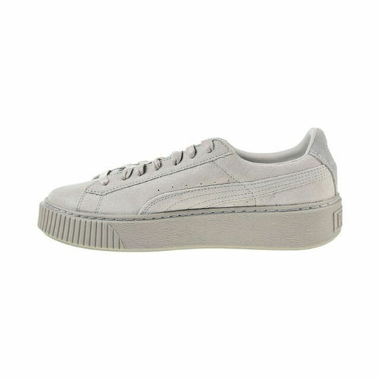 Sports Trainers for Women Puma Basket Platform Reset White Puma