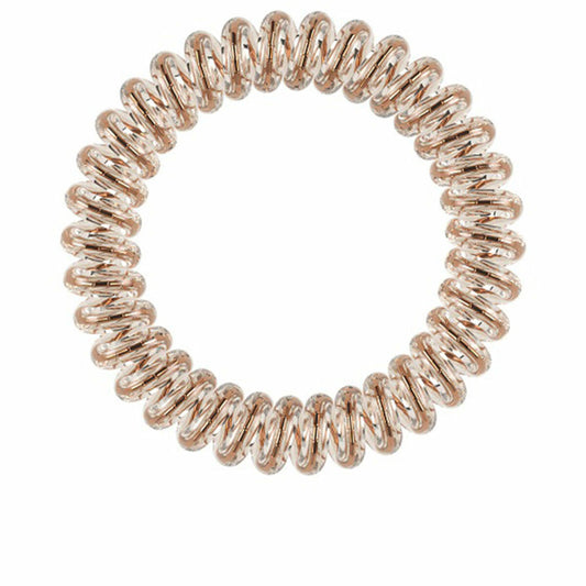 Rubber Hair Bands Invisibobble Bronze (3 Units)