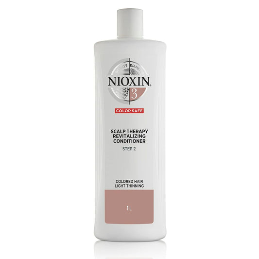 Conditioner Nioxin System 3 Color Safe Scalp Therapy Revitalizing 1 L