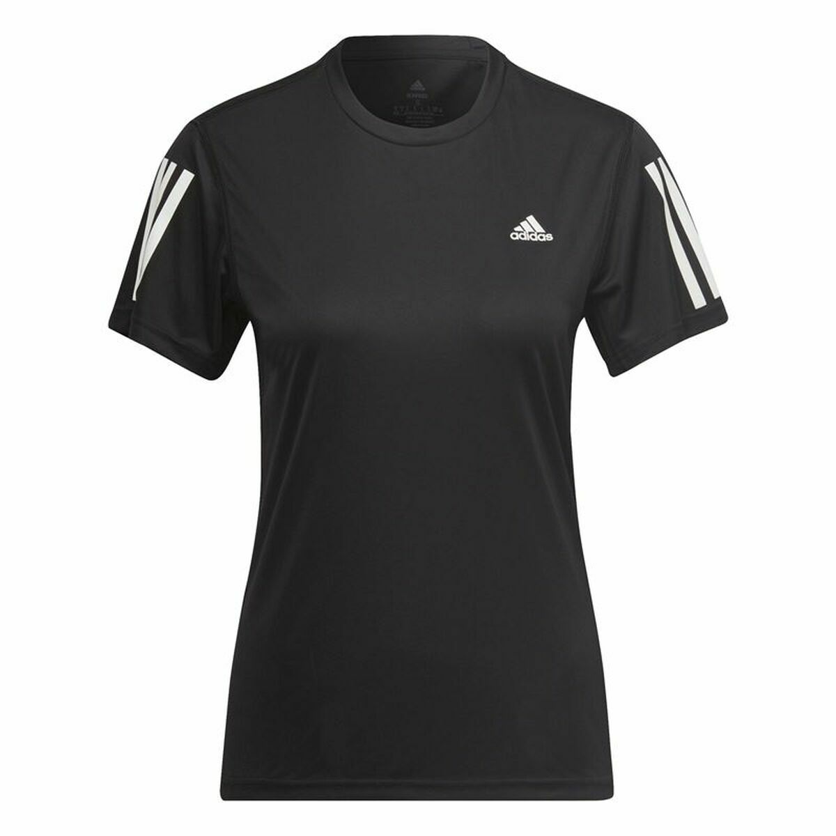 Women’s Short Sleeve T-Shirt Adidas Own the Run Black Adidas