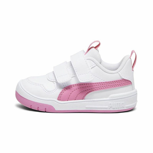 Sports Shoes for Kids Puma Multiflex Sl V White Pink Puma