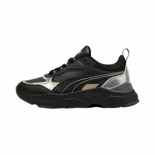 Women's casual trainers Puma Cassia Metallic Shine Black Puma