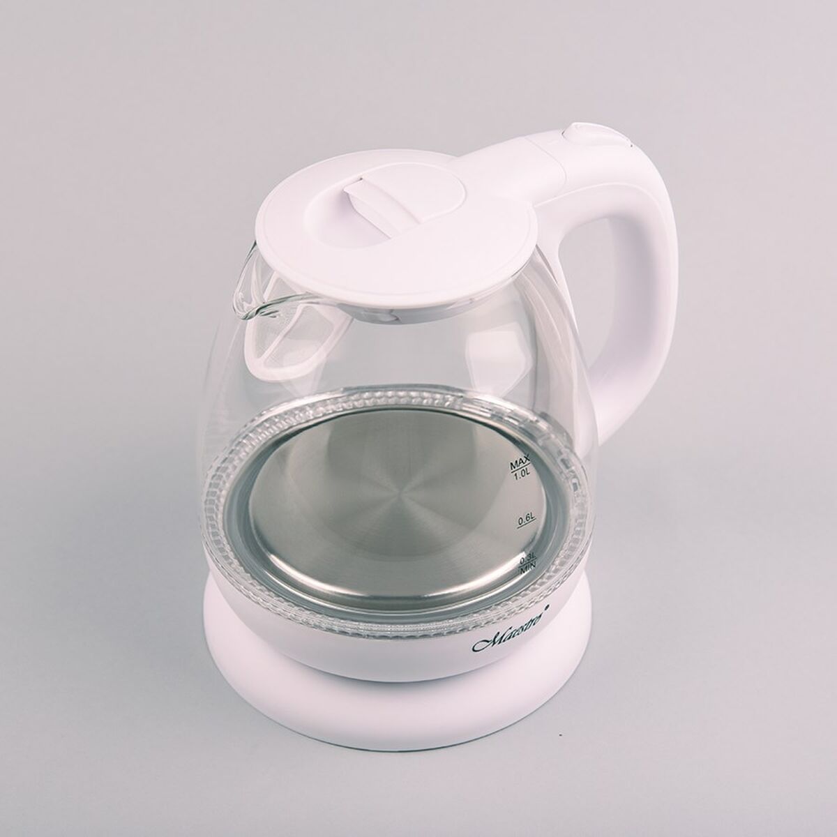 Kettle Feel Maestro MR-055 White Glass 1100 W 1 L