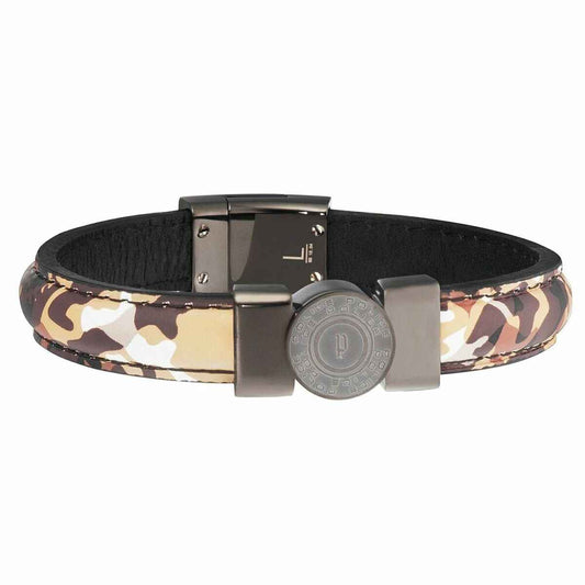 Men's Bracelet Police PJ25556BLU.02-S Leather Police