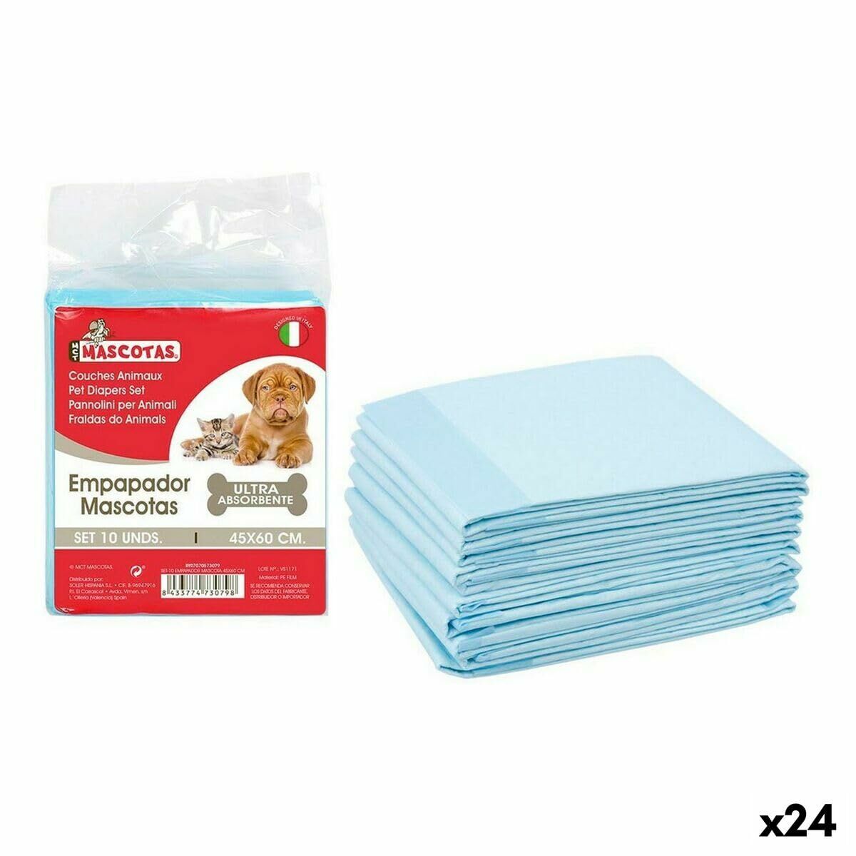 Puppy training pad MCT mascotas 24 Units