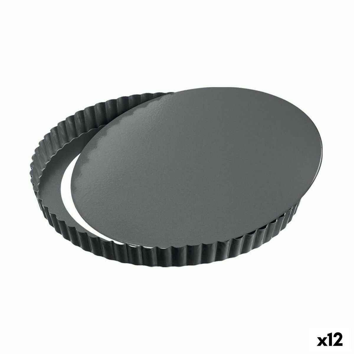 Springform Pan Quttin Black Carbon stål 24 x 2,8 cm (12 enheder)