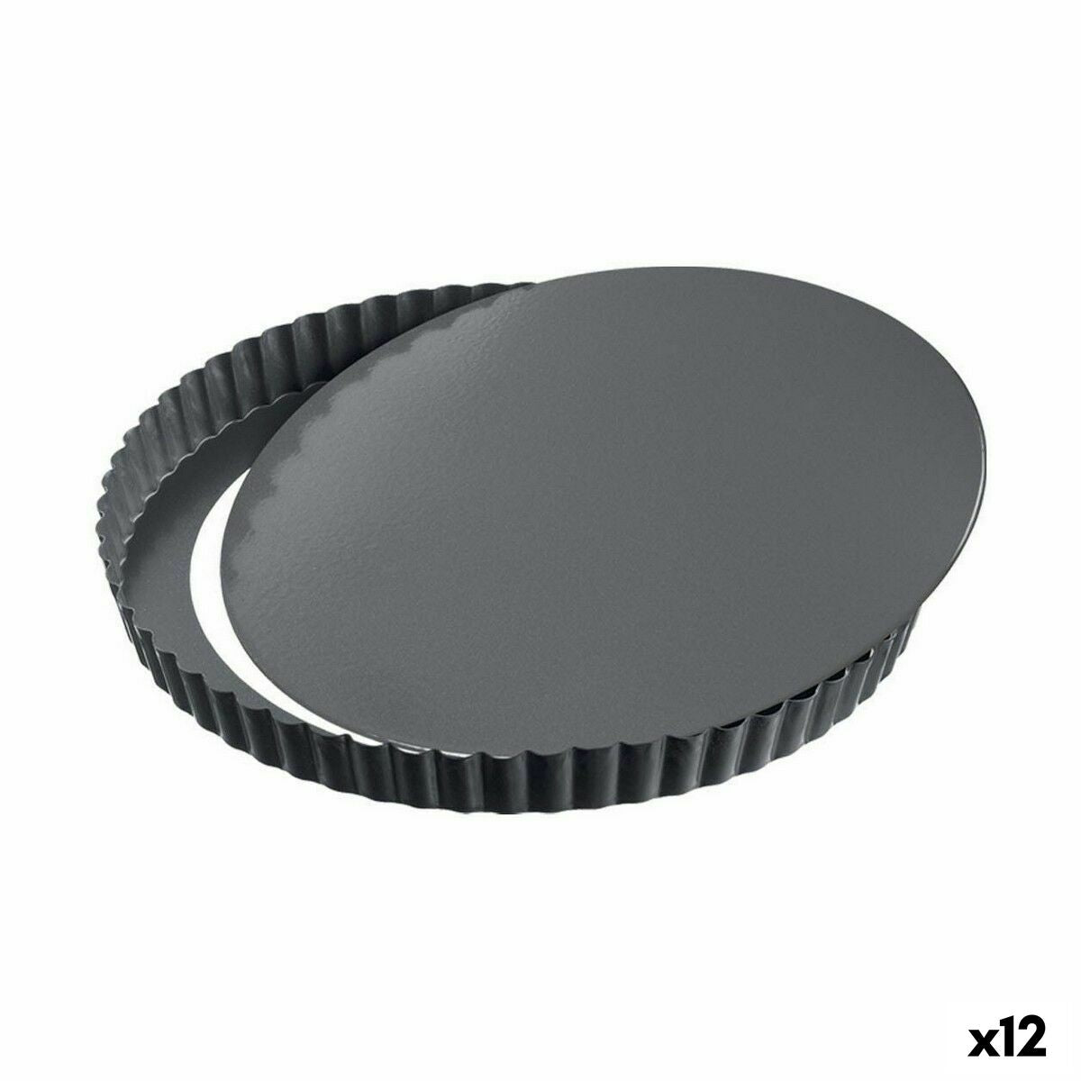 Springform Pan Quttin Black Carbon stål 32 x 2,8 cm (12 enheder)