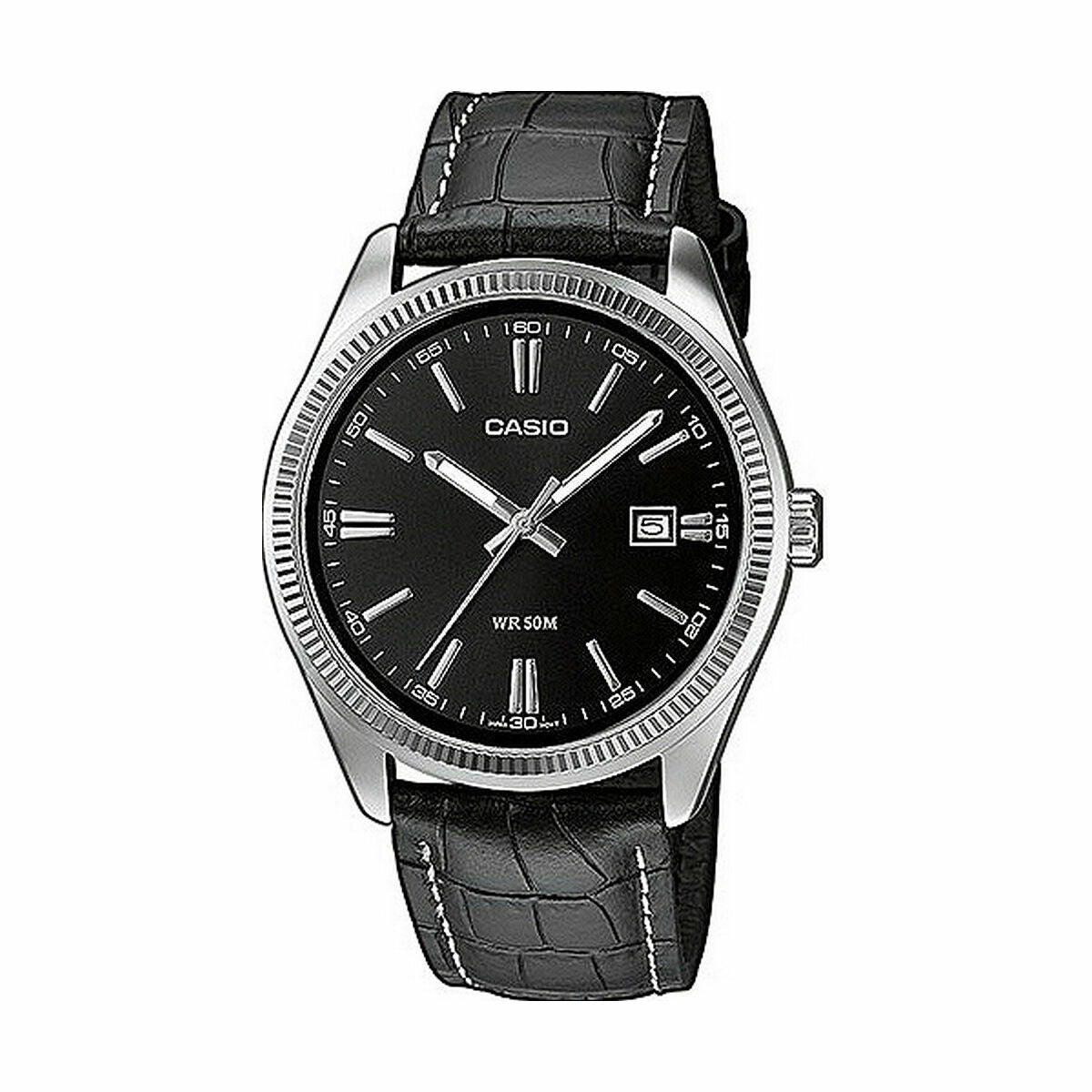 Men's Watch Casio MTP-1302PL-1AVEF Black Casio