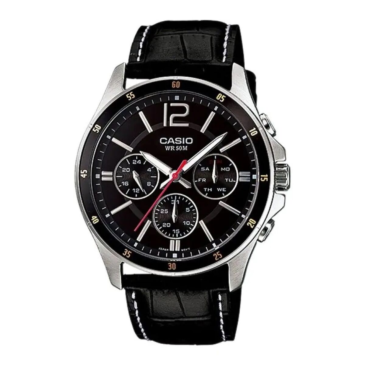 Men's Watch Casio ENTICER GENT Black (Ø 43 mm) (Ø 43,5 mm) Casio