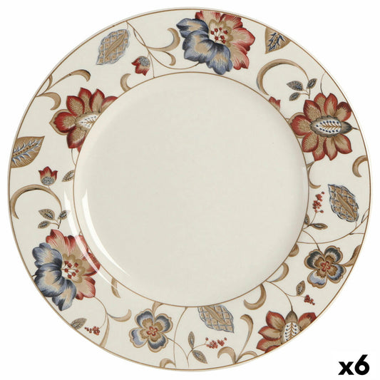 Flad tallerken Queen´s By Churchill Jacobean Floral Ø 27,3 cm Keramisk porcelænsservice (6 enheder)