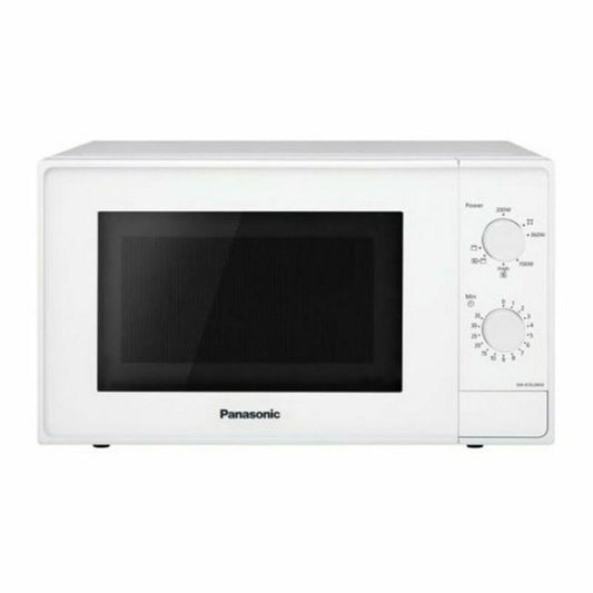 Mikroovn med grill Panasonic NN-K10JWMEPG 20 L Hvid 800 W 20 L