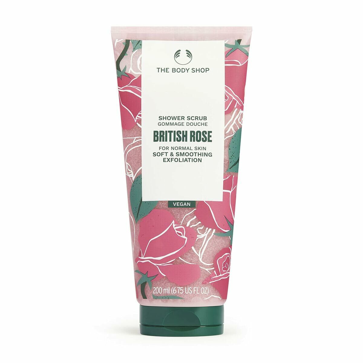 Body Exfoliator The Body Shop British Rose 200 ml The Body Shop