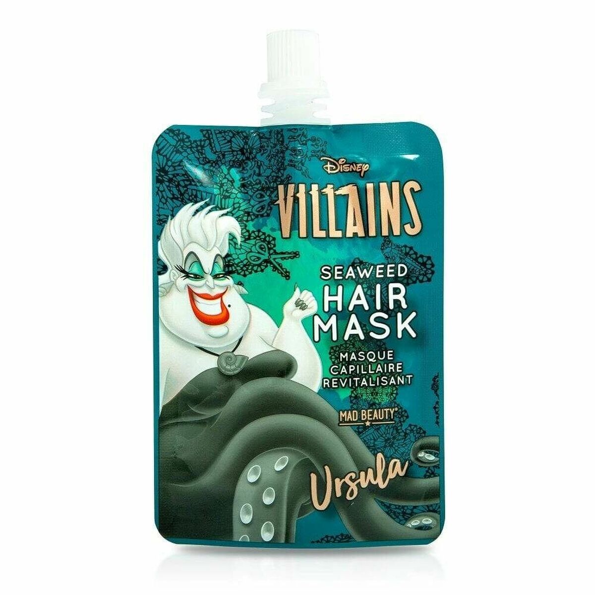 Hair Mask Mad Beauty Disney Villains Ursula Revitalising (50 ml) Mad Beauty