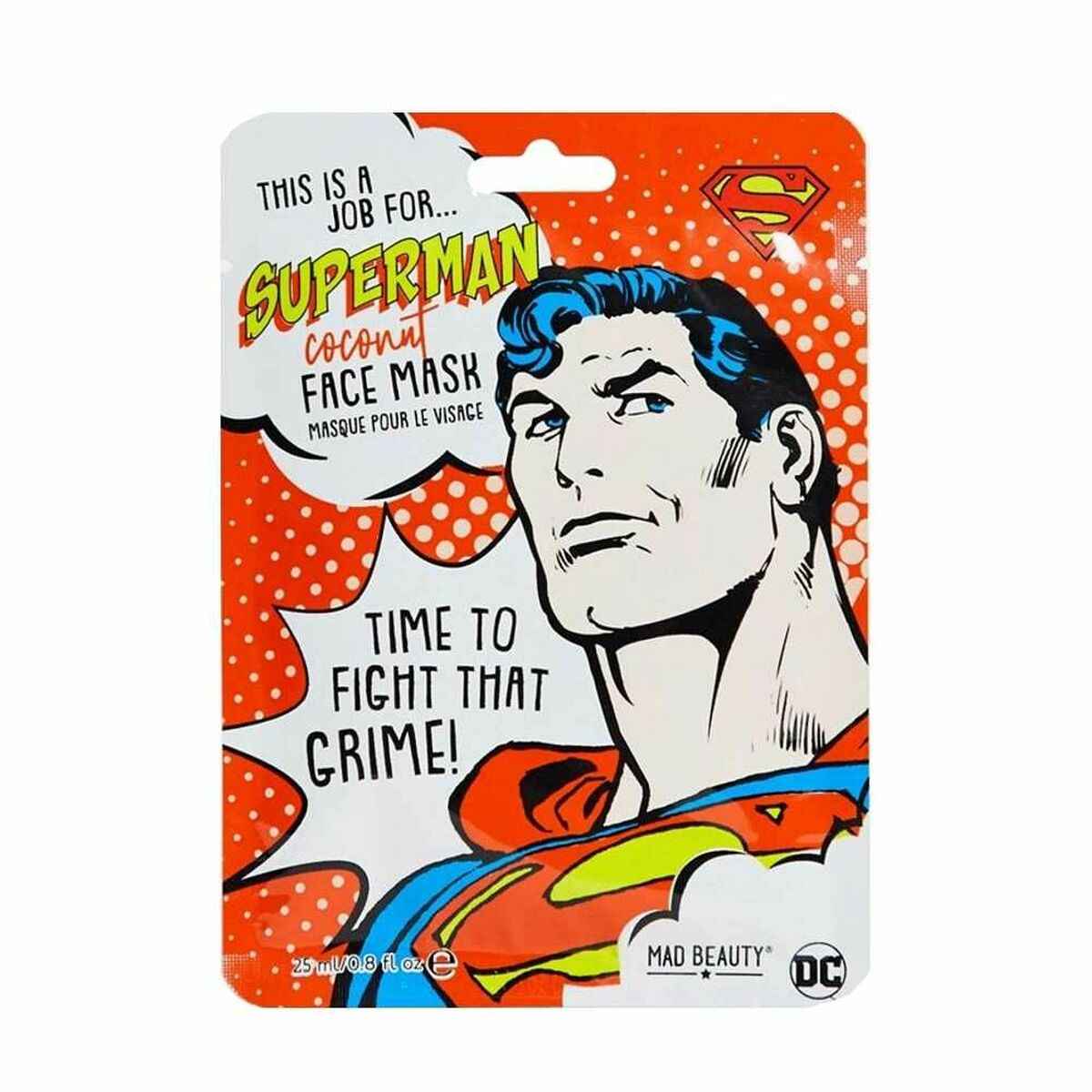 Facial Mask Mad Beauty DC Superman (25 ml) Mad Beauty