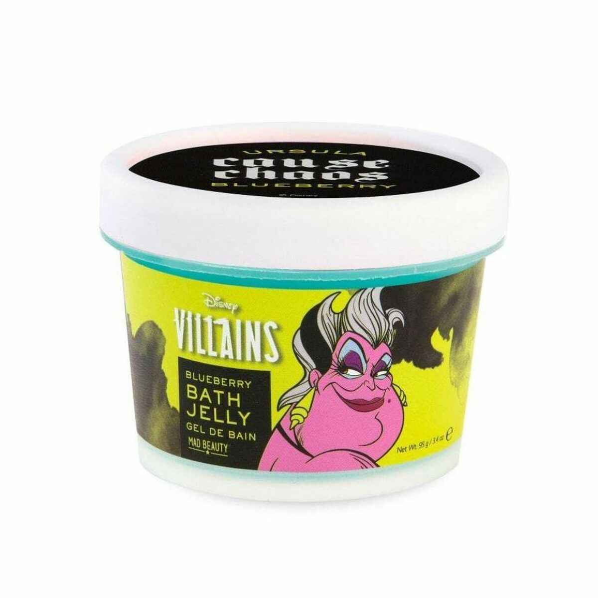 Bath Gel Mad Beauty Disney Villains Ursula Blueberry (25 ml) (95 g) Mad Beauty