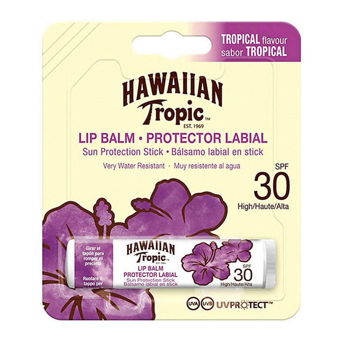 Sun Block Lip Balm Hawaiian Tropic Spf 30 30 (4 g) Hawaiian Tropic